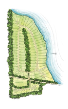 Ground plan of the Lakeview Estates in the Bahamas